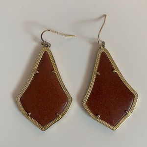 Kendra Scott Alexandra Earrings Goldstone